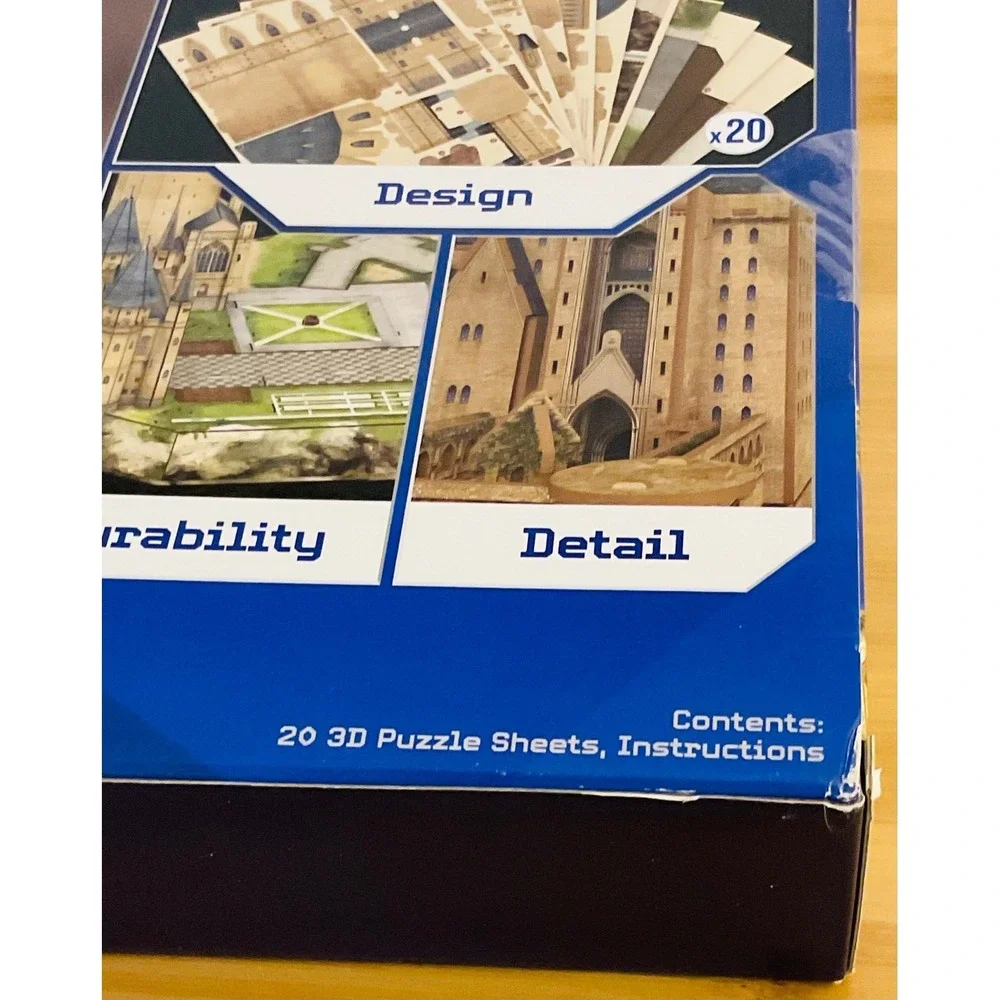 Harry Potter 4D build Hogwarts astronomy‎ tower great hall puzzle 384 pc display